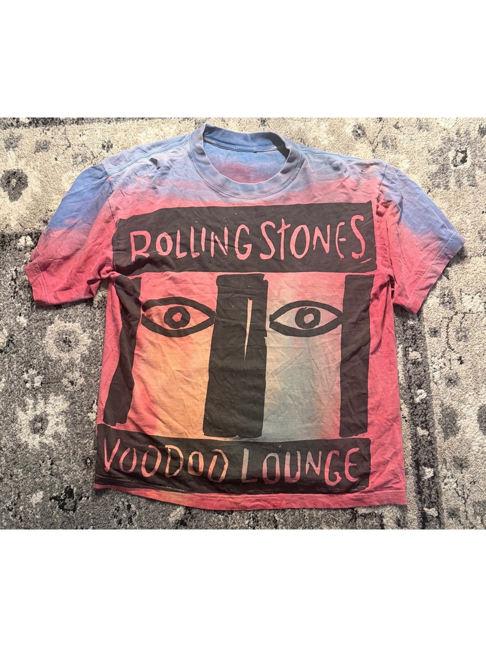 Vintage Rolling Stones Voodoo Lounge Tie-Dye T-Shirt